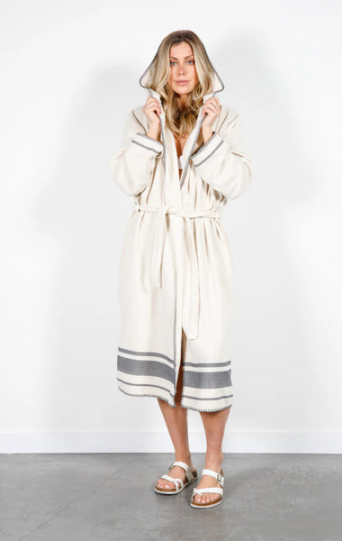 TOFINO THE HAWTHORNE SERIES | UNISEX-Hooded Terry Robe