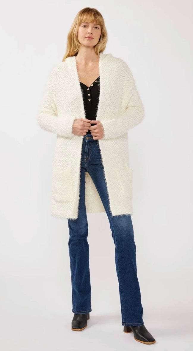 LOVESTITCH Homebody Hooded Cardigan