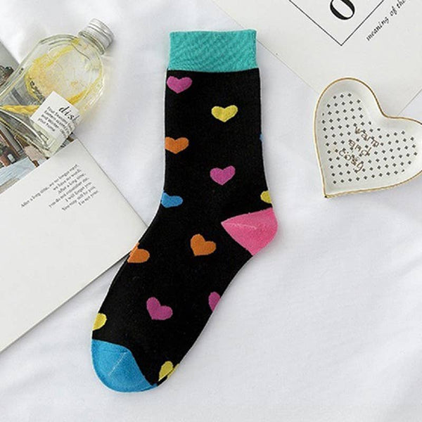 24 POPS HEART CASUAL SOCKS