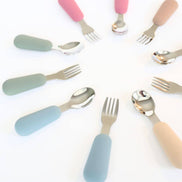 Baby bliss Stainless Steel & Silicone Silverware