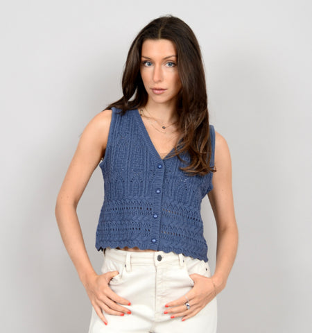 Rd Style SHURA SLEEVELESS V-NECK VEST