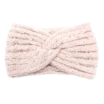 Knitted Bow Crochet Twist Ear Warm turban Headband