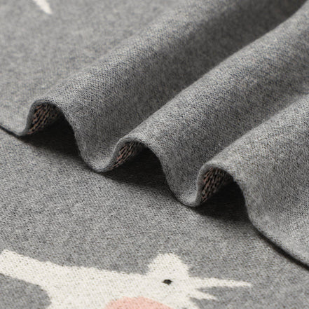 Bleu La La 100% Luxury Cotton Swaddle Receiving Baby Blanket - Unicorn
