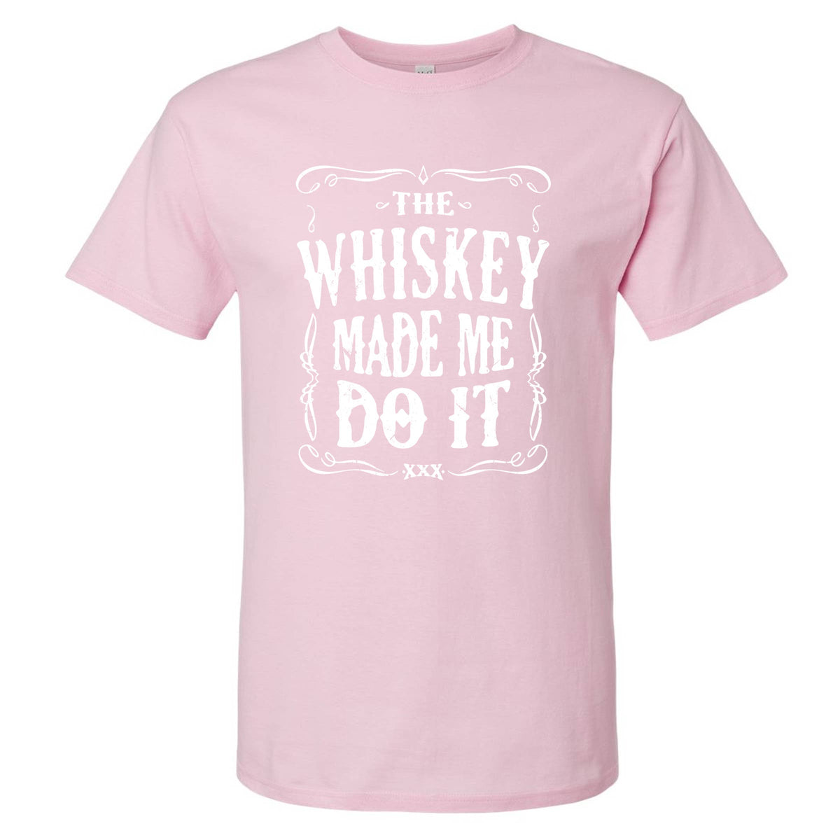 The Whiskey Made Me Do It Men's T-Shirt | Funny Shirt