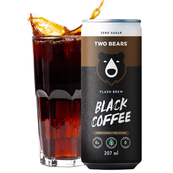 TWO BEARS Black Flash Brew Coffee (207 ml)