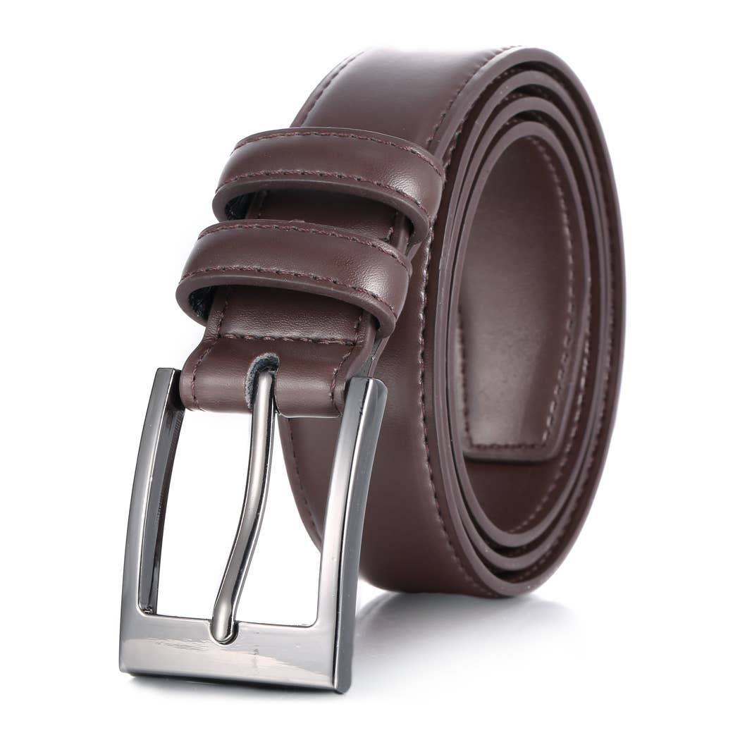 Dual Loop Leather Belt