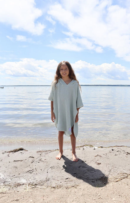 TOFINO THE PEBBLE | Kid's Muslin Poncho