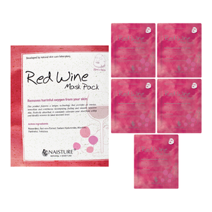 Naisture Red Wine Premium Sheet Mask (5pc Box)