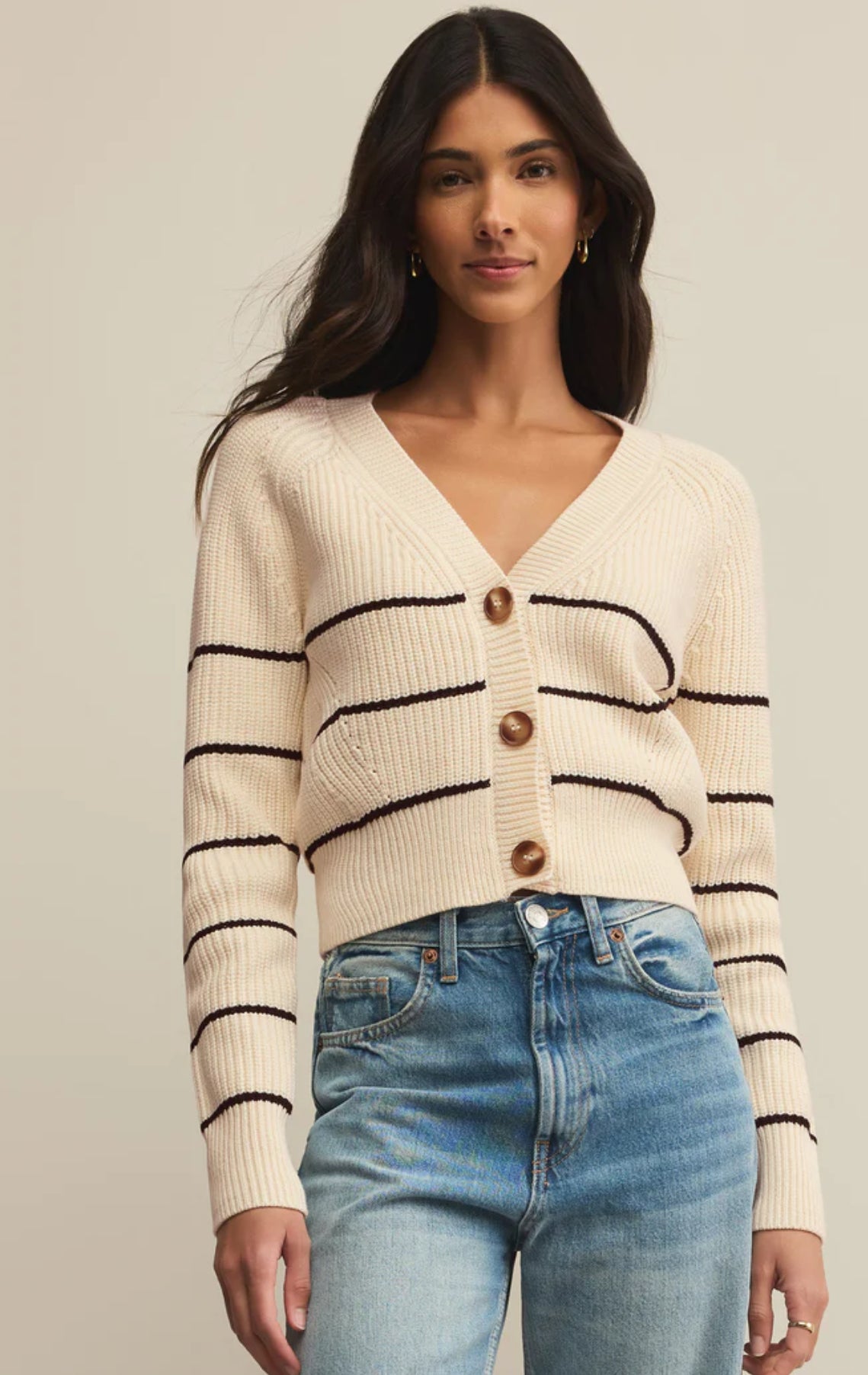 ZSUPPLY STEFI STRIPE CARDI
