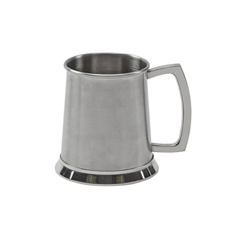 CREATIVE GIFTS Stainless Steel Tankard with Satin Matte Finish - 20 oz