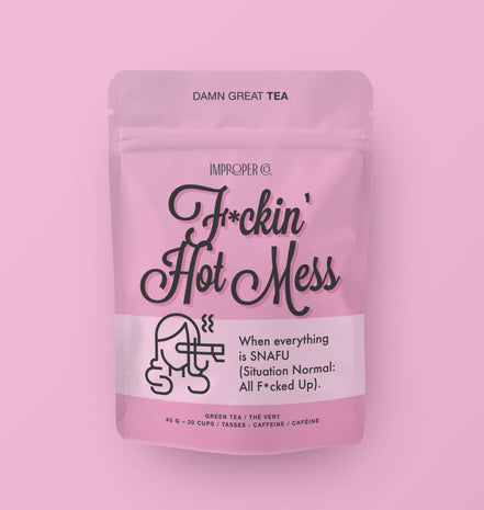 F*ckin' Hot Mess Green tea, 20 Servings, Flavoured Tea Blend