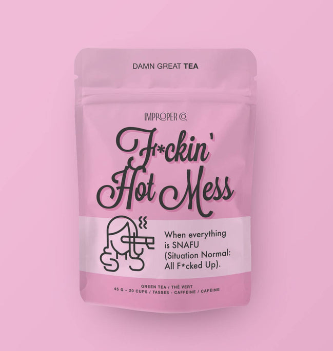 F*ckin' Hot Mess Green tea, 20 Servings, Flavoured Tea Blend