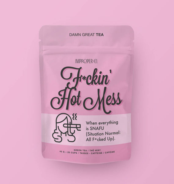 F*ckin' Hot Mess Green tea, 20 Servings, Flavoured Tea Blend