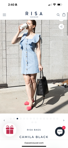 RISA VANCOUVER CAMILLA LEATHER BAG