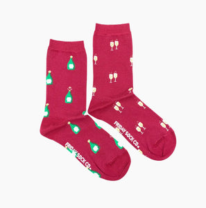 FRIDAY SOCK & CO WOMEN’S MISMATCHED SOCKS- BEVERAGES