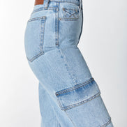 UNPUBLISHED JOLENE CARGO HIGH RISE RELAXED FLARE