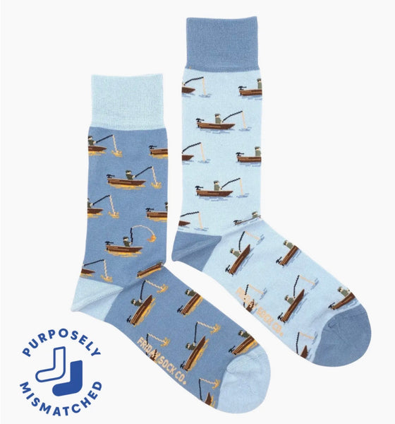 MEN’S FRIDAY SOCKS SPORTS & FISHING & WORK MISMATCHED