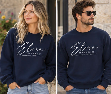 ELORA SCRIPT LOGO CREWNECK