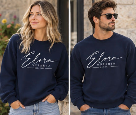 ELORA SCRIPT LOGO CREWNECK
