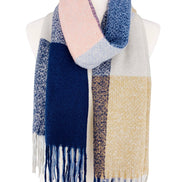 JC Softer Than Cashmere Colorblock Blanket Scarf