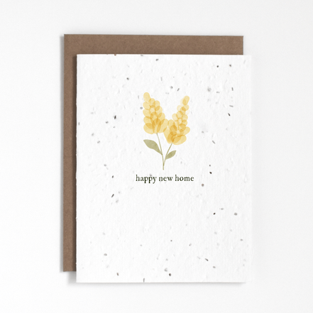 THE GOOD CARD Plantable Greeting Card - Happy New Home