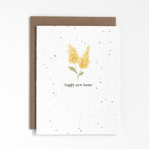 THE GOOD CARD Plantable Greeting Card - Happy New Home