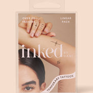INKED BY DANI Linear Temporary Tattoo Pack