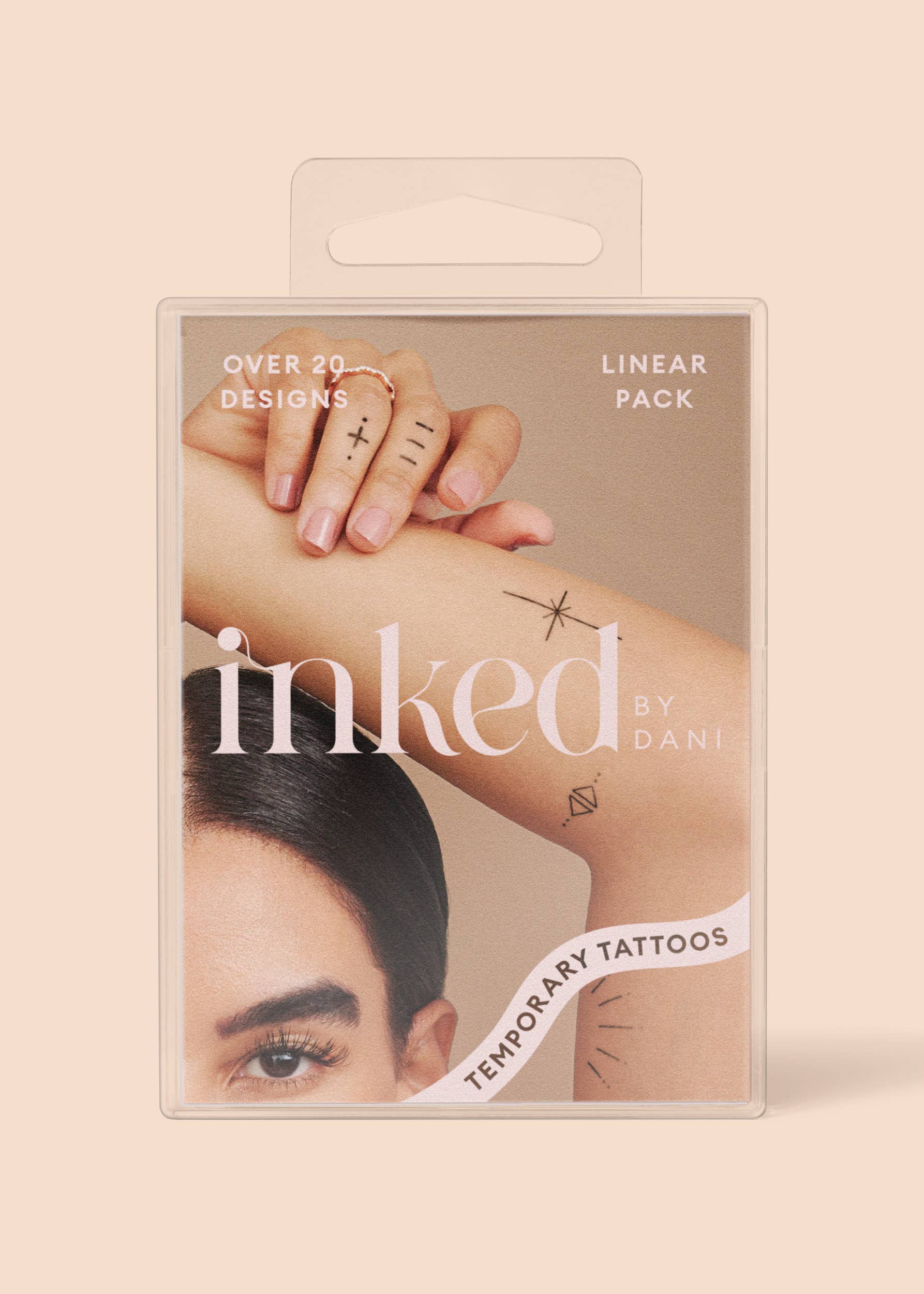 INKED BY DANI Linear Temporary Tattoo Pack
