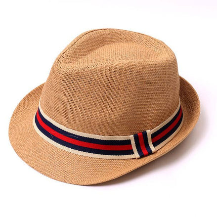 Selini Men's Fedora Hat with Striped band