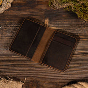 Genuine Leather Wallet, Handmade Wallet