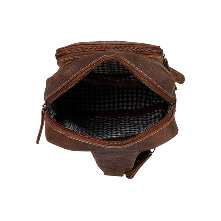 GREENWOOD LEATHER Leather Crossbody Bag Hamilton GW6806