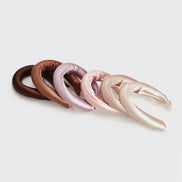 KITSCH Satin Wrapped Flexi Rods 6pc Set - Rosewood