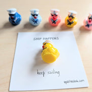 UNLIFTED INK Keep Sailing Mini Card | Nautical Duck Encouragement card
