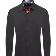 VIP COLLECTION DS-01 BLACK MEN'S DRESS SHIRT