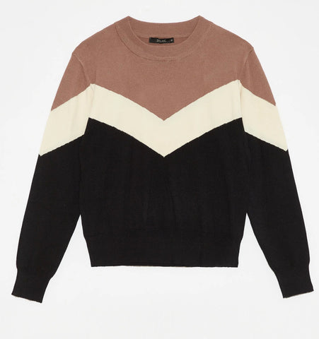 DELUC AQUILEGIA COLORBLOCK SWEATER