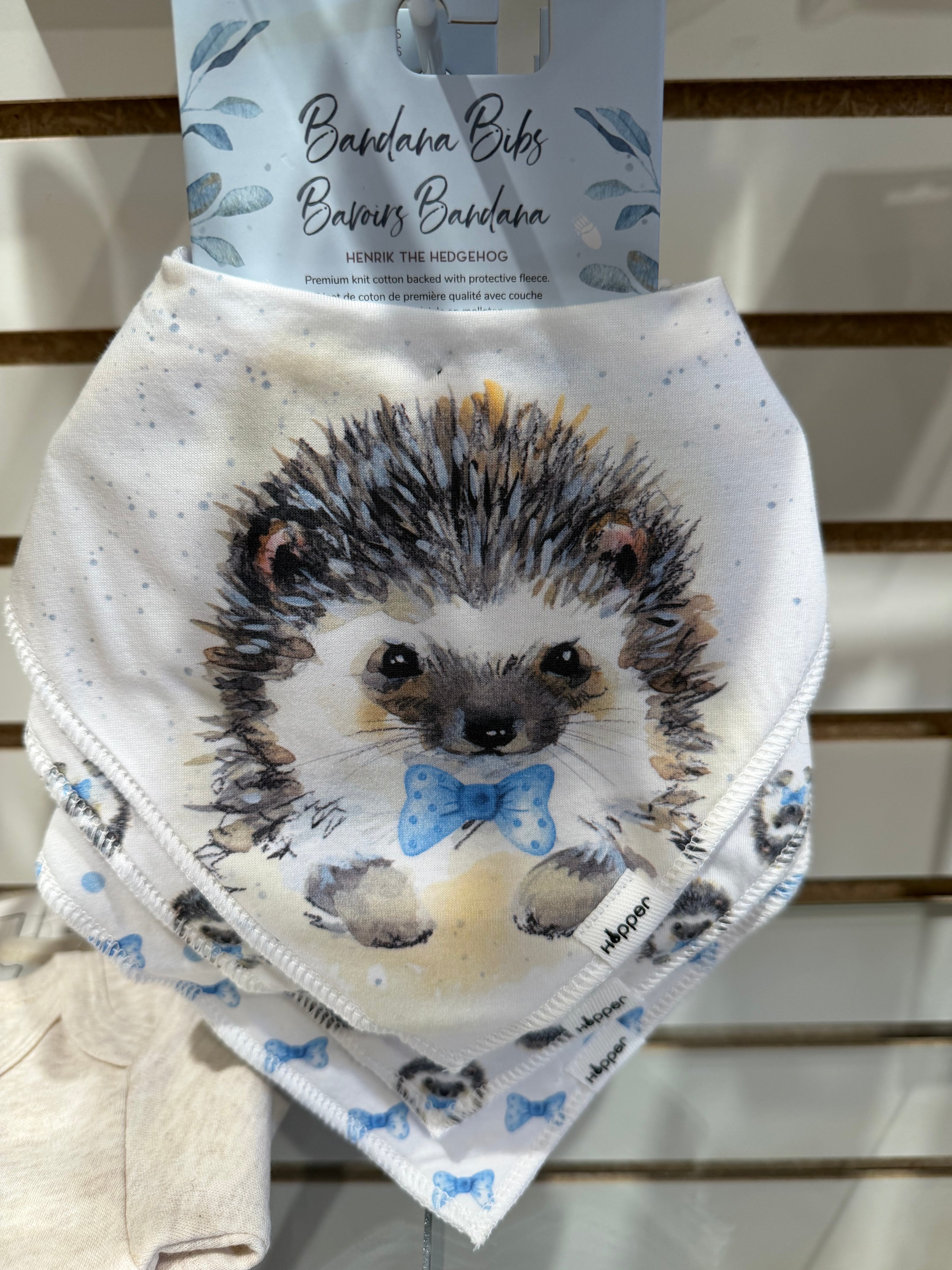HENRIK THE HEDGEHOG BIBS