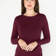 C'EST MOI BAMBOO LS CREW NECK