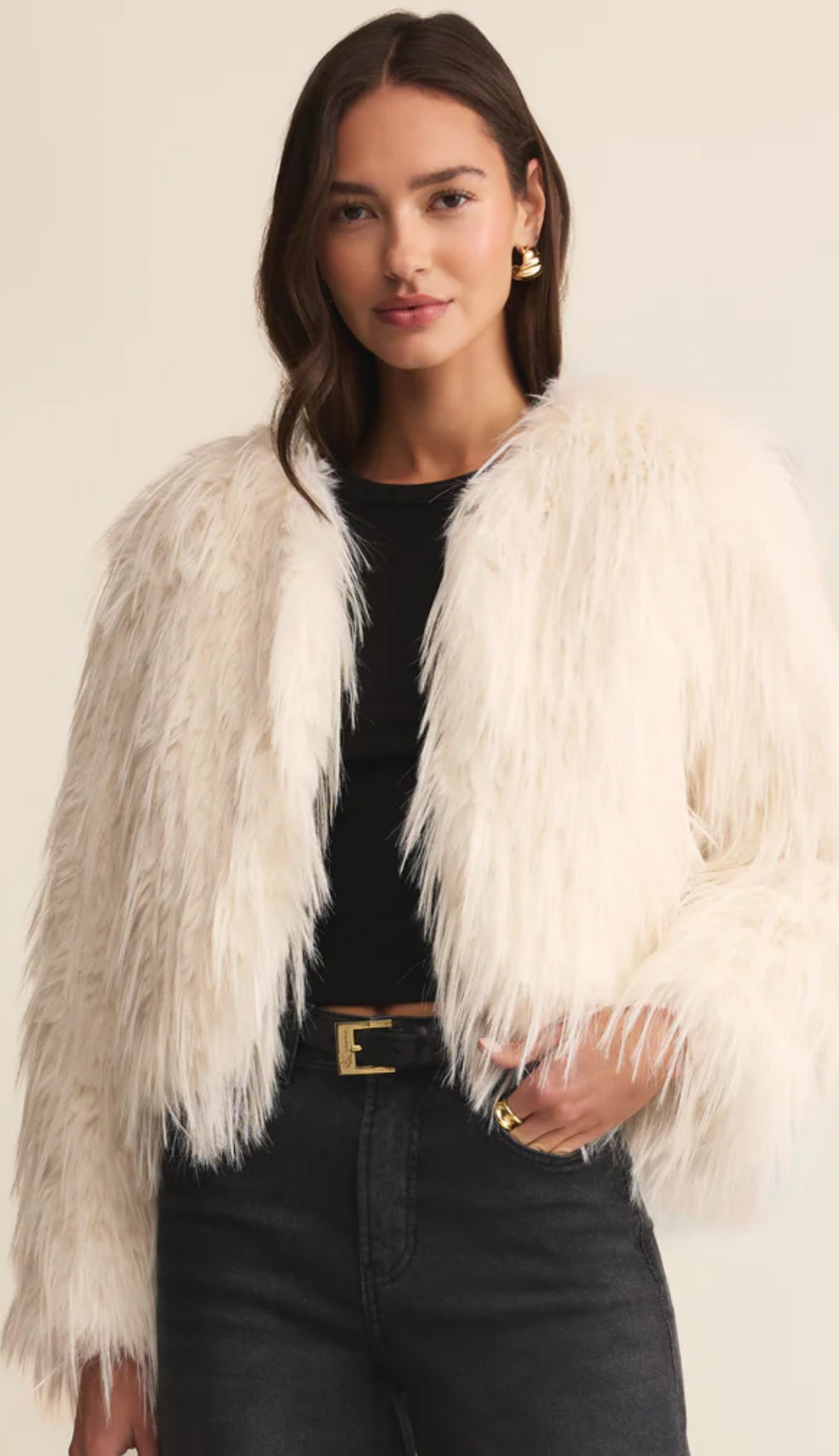 ZSUPPLY CYNDI FAUX FUR JACKET