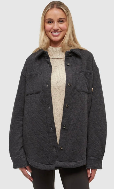 TENTREE Dunes Overshirt
Quilted Knit Relaxed Fit Shirt Jacket