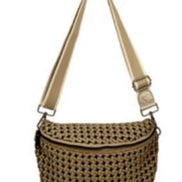 PRENELOVE LAMBTON WOVEN CROSSBODY