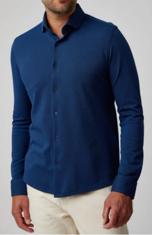 STONE ROSE 2 Tone Pique LONG SLEEVE