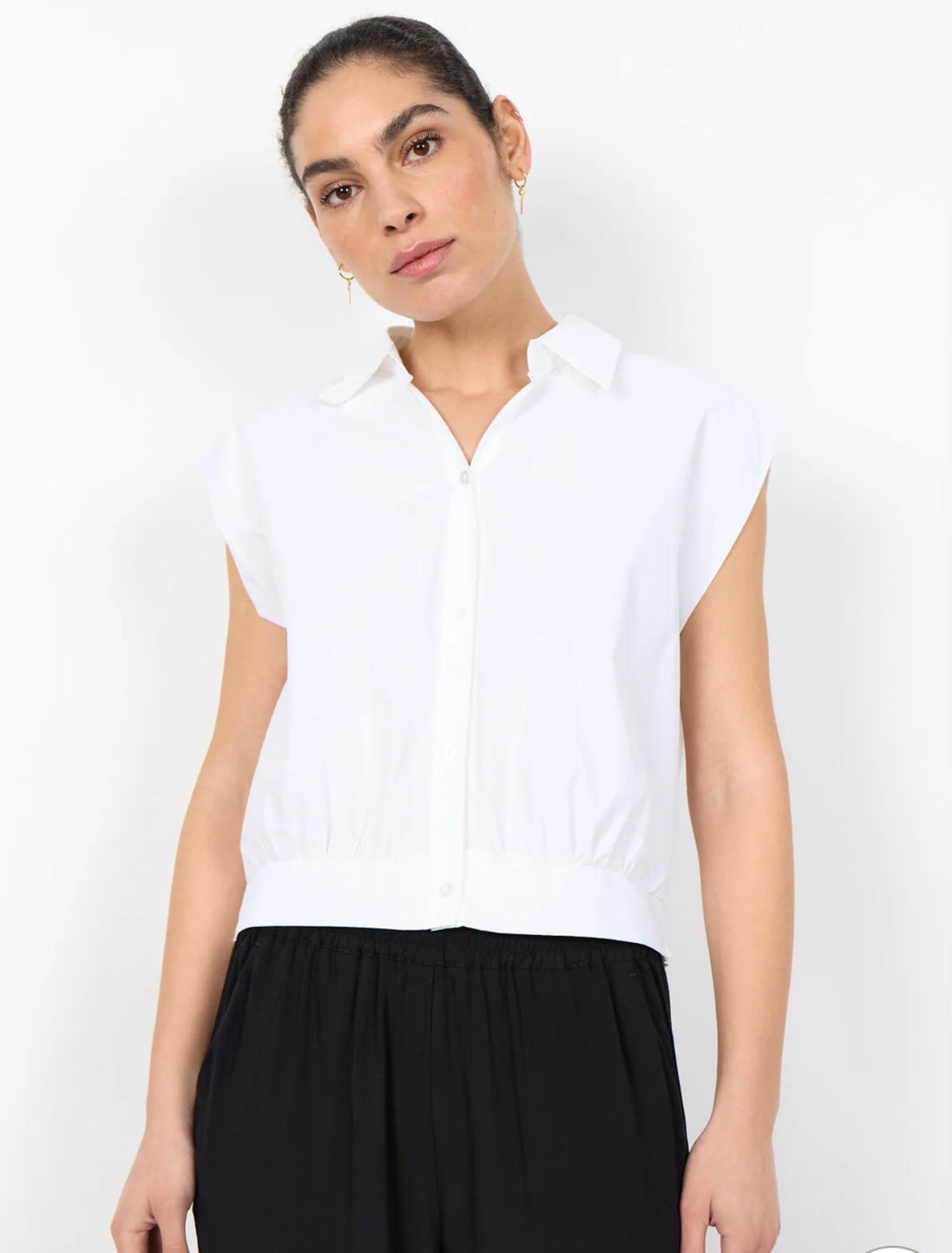 SOYA SC-NETTI BLOUSE-WHITE