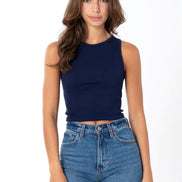 C’EST MOI BAMBOO RIBBED TANK