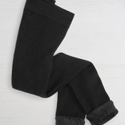 LEMON FAUX FUR LINED LEGGINGS
