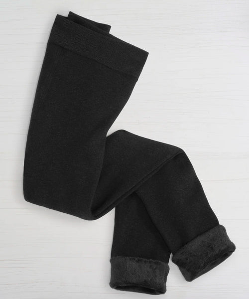 LEMON FAUX FUR LINED LEGGINGS