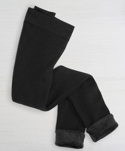 LEMON FAUX FUR LINED LEGGINGS