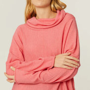 PEPALOVES COWL NECK SWEATER