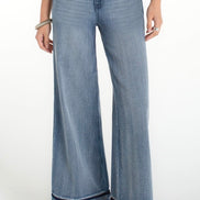 LIVERPOOL Super Stride Wide Leg With Shadow Cuff-Reflection