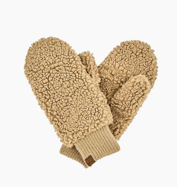 C.C SHERPA MITTENS
