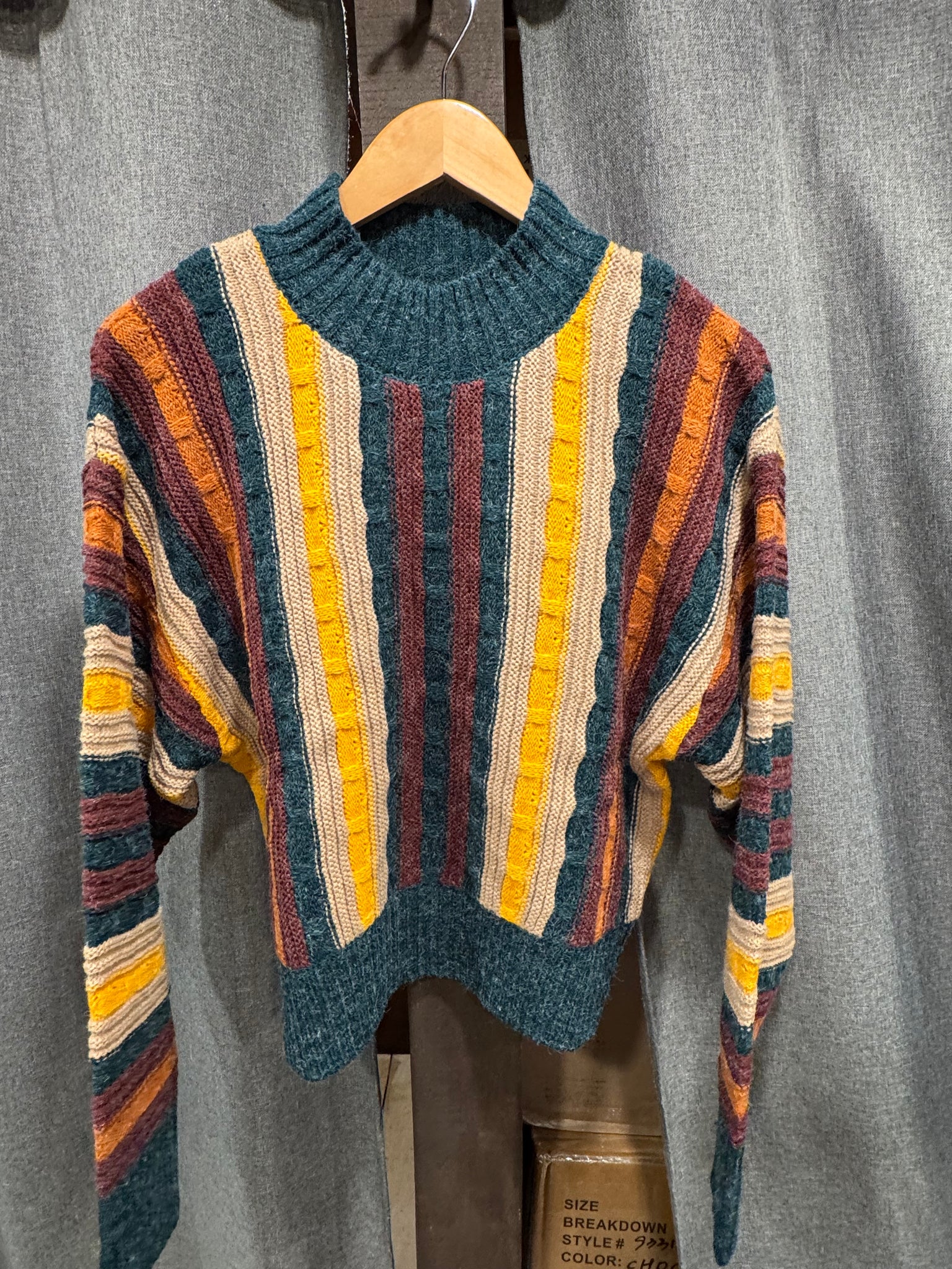 24 colours pullover stripe sweater
